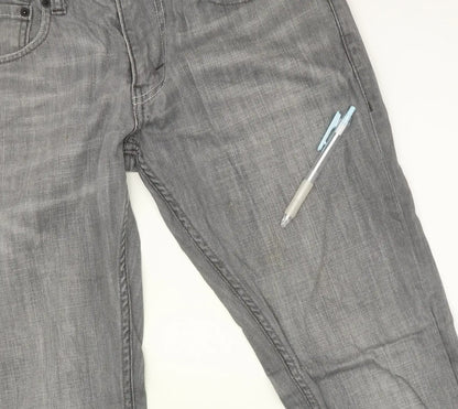 Levi's 511 Men Grey Straight Slim Jeans W30 L32
