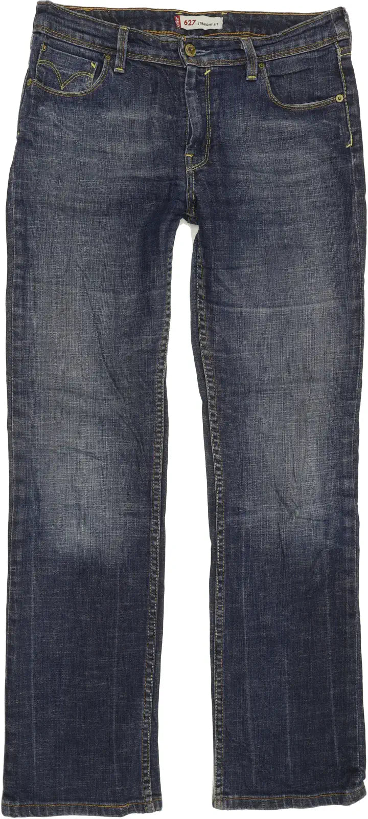 Levi's 627 Women Blue Straight Regular Stretch Jeans W30 L30