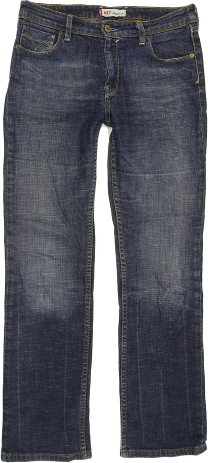 Levi's 627 Women Blue Straight Regular Stretch Jeans W30 L30