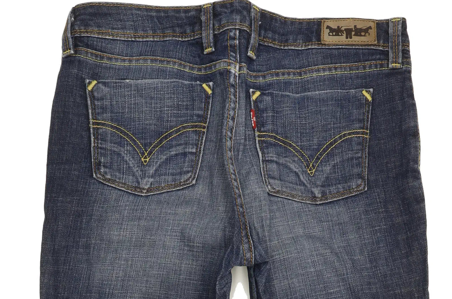 Levi's 627 Women Blue Straight Regular Stretch Jeans W30 L30