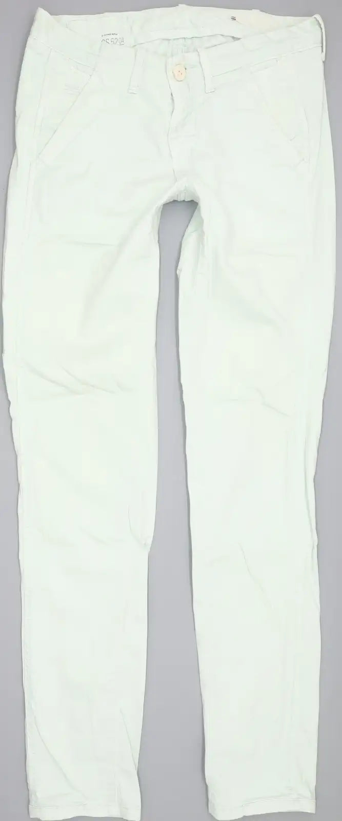 G-Star Mint Colour Women Tapered Slim Chino Stretch Jeans W26 L32