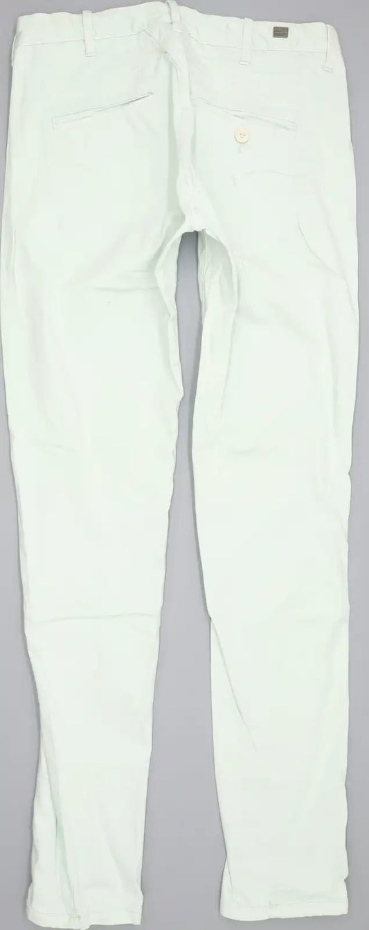 G-Star Mint Colour Women Tapered Slim Chino Stretch Jeans W26 L32