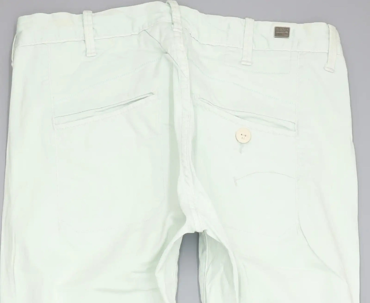 G-Star Mint Colour Women Tapered Slim Chino Stretch Jeans W26 L32
