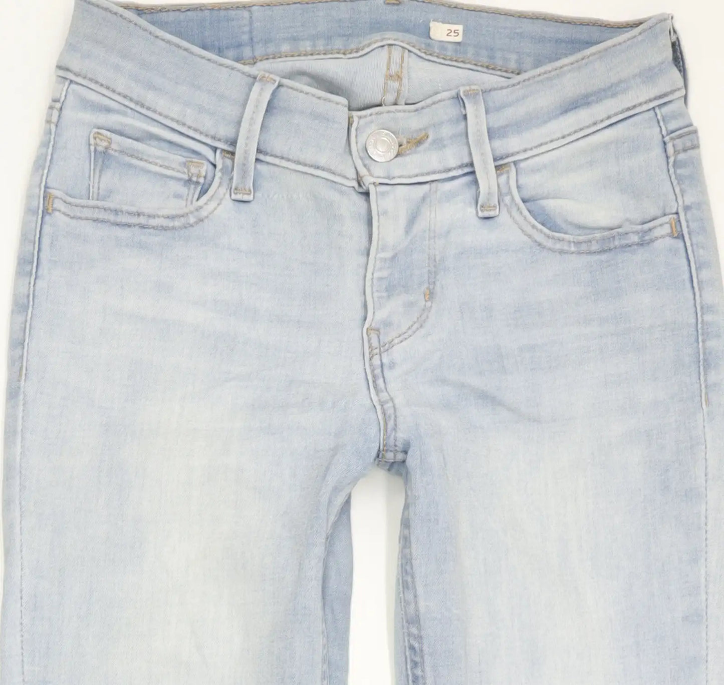 Levi's Women Blue Skinny Slim Stretch Jeans W25 L30
