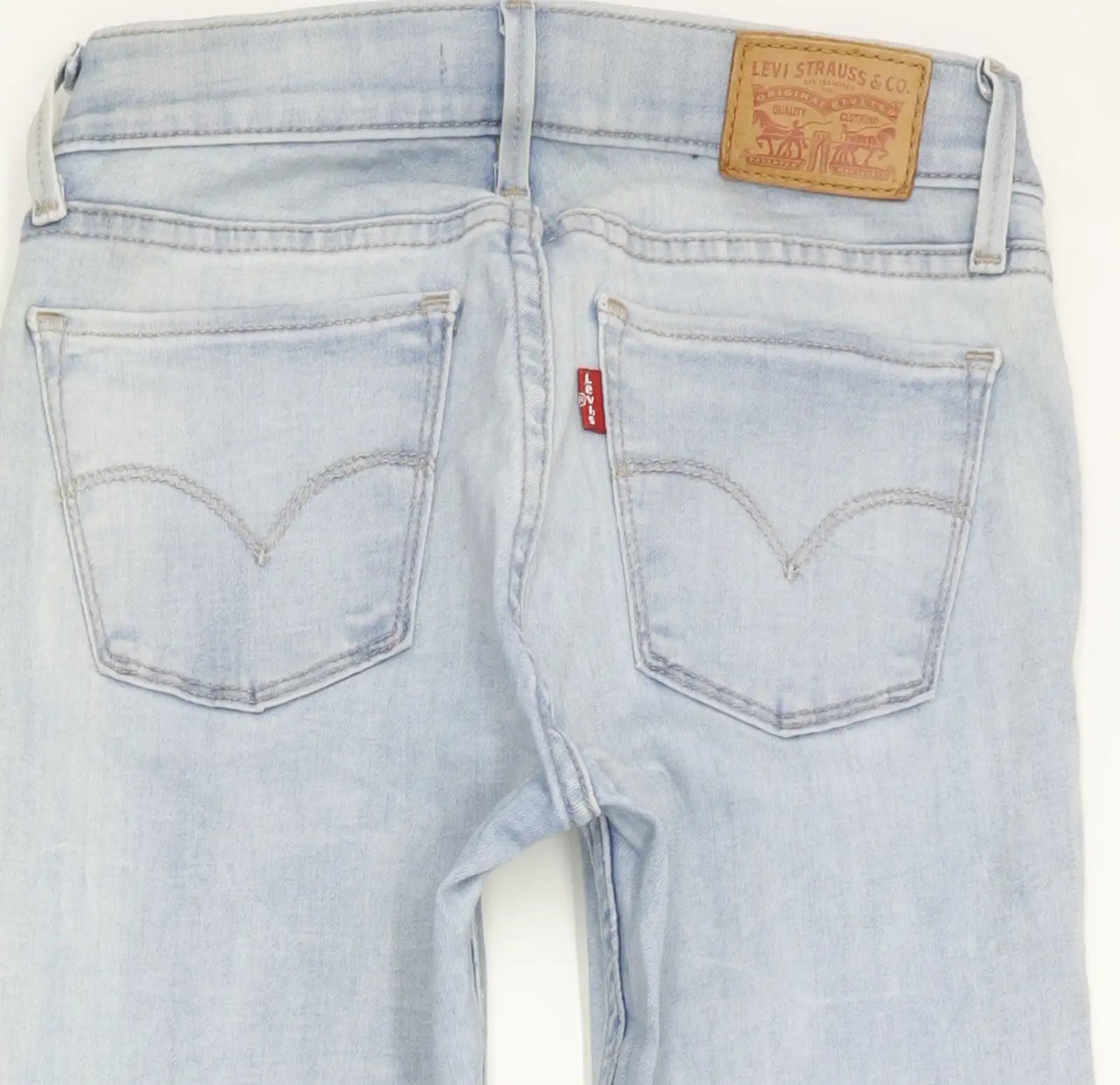 Levi's Women Blue Skinny Slim Stretch Jeans W25 L30