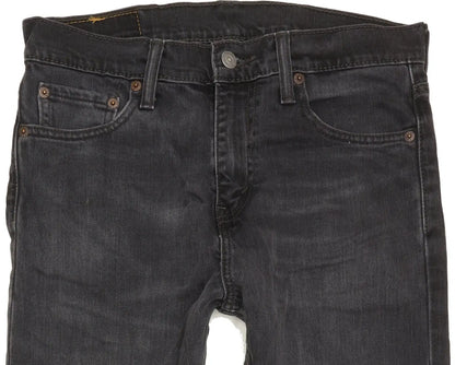 Levi's 510 Men Black Skinny Slim Stretch Jeans W29 L31