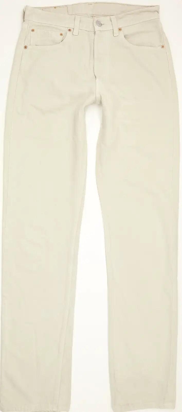 Levi's 501 MAde in USA Men Beige Straight Regular Jeans W31 L35