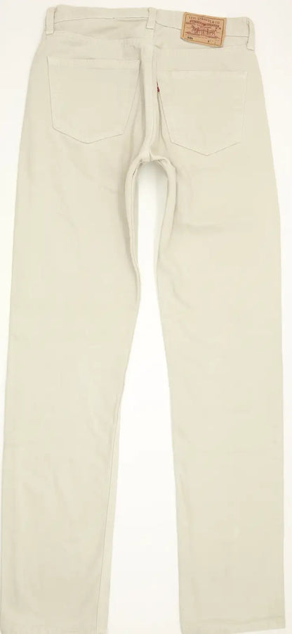 Levi's 501 MAde in USA Men Beige Straight Regular Jeans W31 L35