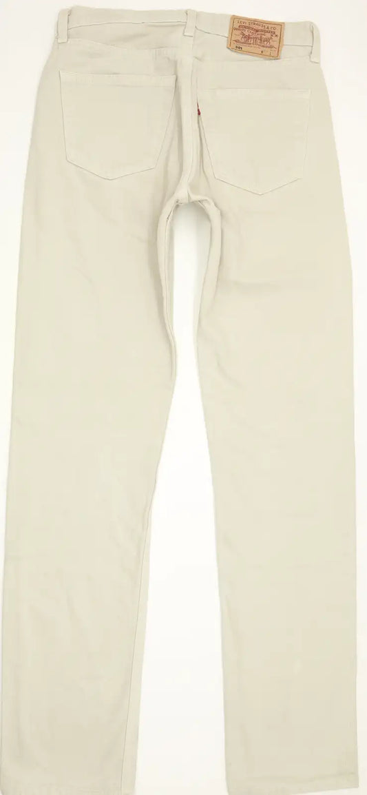 Levi's 501 MAde in USA Men Beige Straight Regular Jeans W31 L35