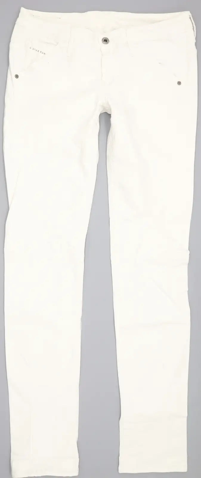 G-Star MC 5620 Women White Tapered Slim Stretch Jeans W28 L33