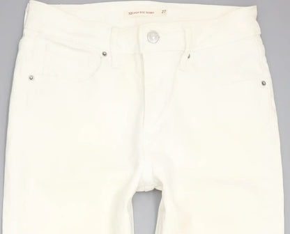 Levi's 721 High Rise Women Beige Skinny Slim Stretch Jeans W27 L30