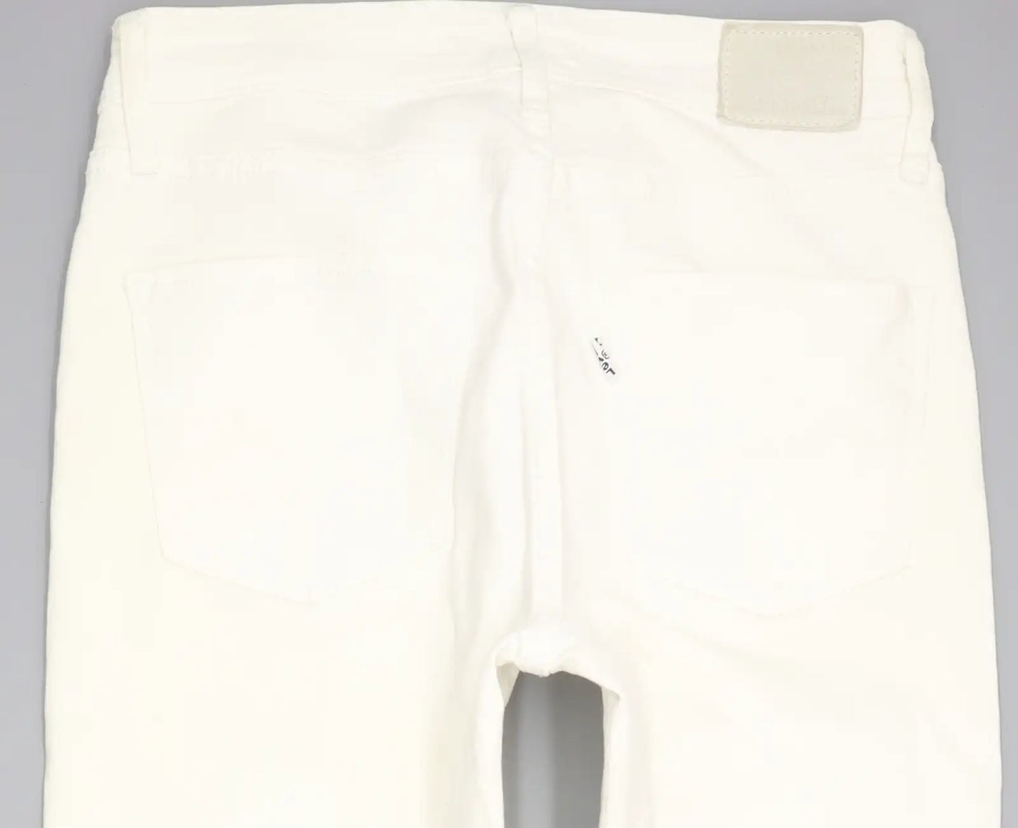 Levi's 721 High Rise Women Beige Skinny Slim Stretch Jeans W27 L30