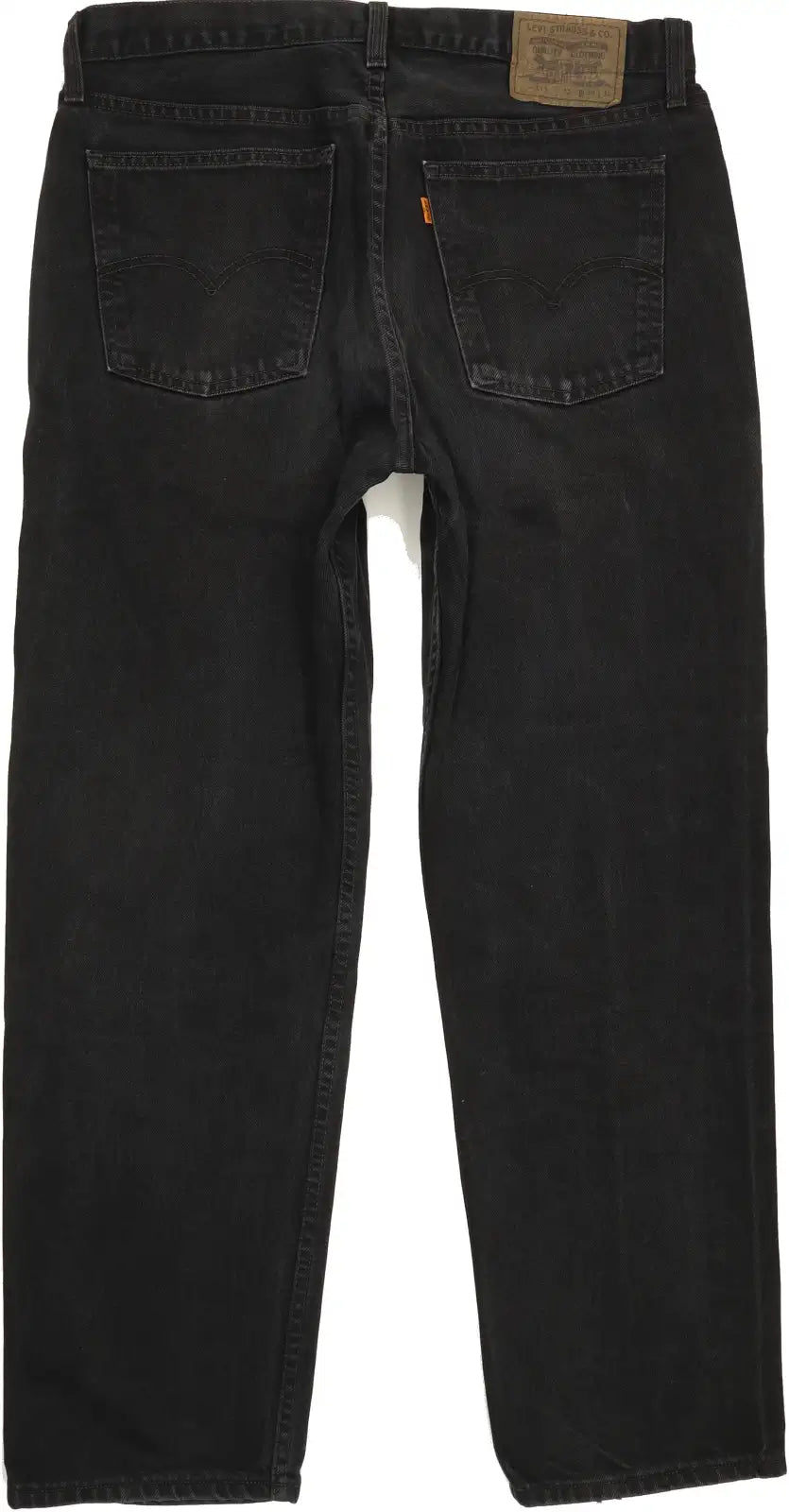 Levi's 615 Men Black Straight Regular Jeans W37 L30