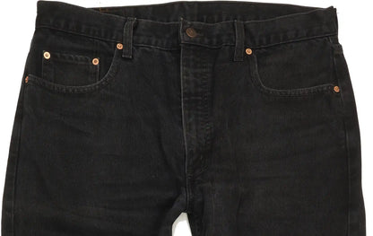 Levi's 615 Men Black Straight Regular Jeans W37 L30