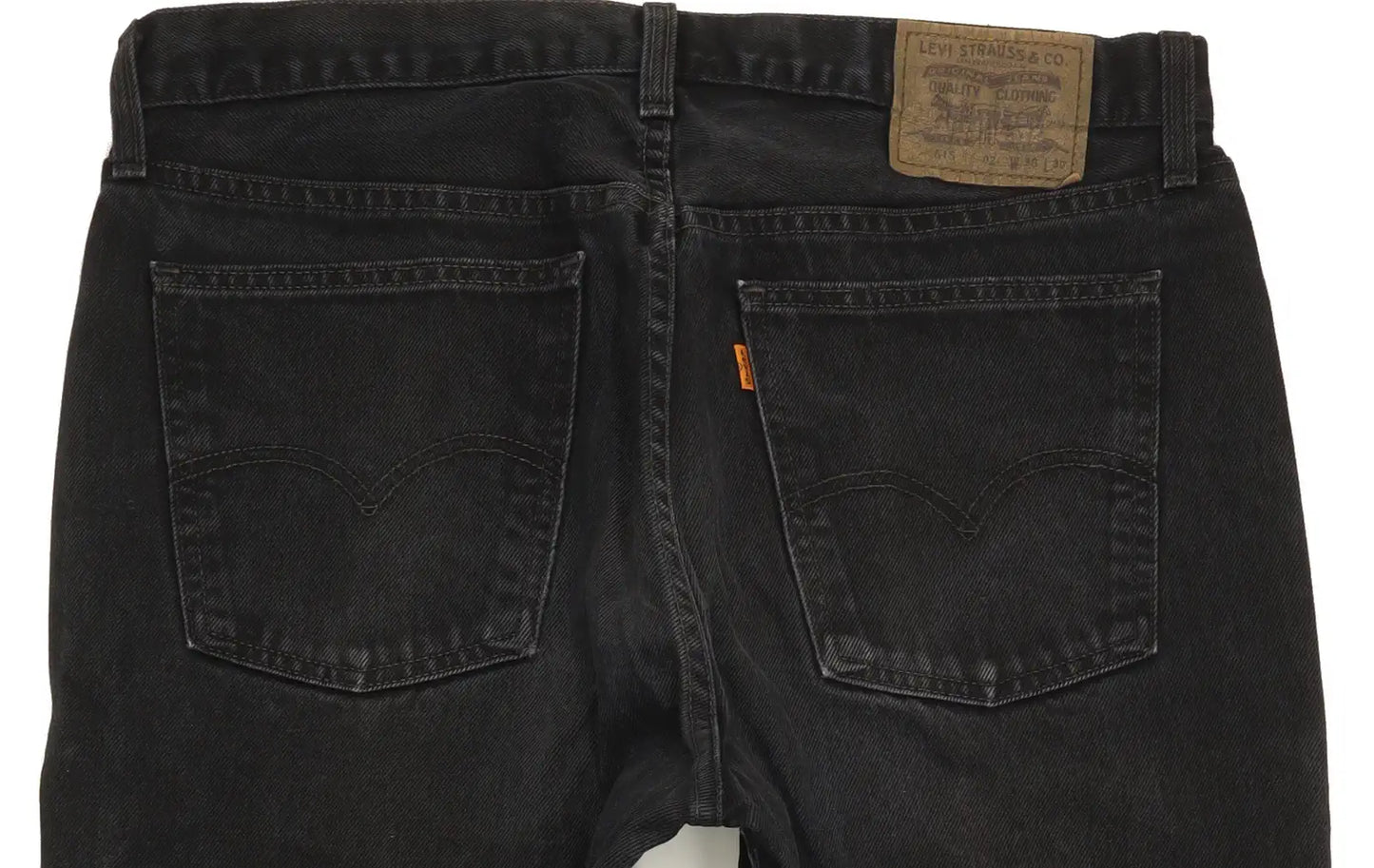Levi's 615 Men Black Straight Regular Jeans W37 L30