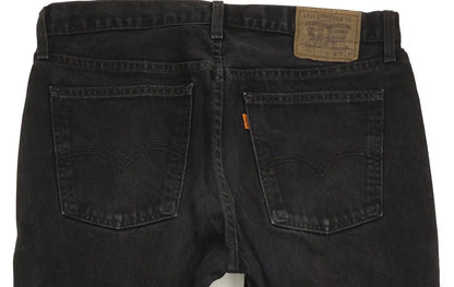 Levi's 615 Men Black Straight Regular Jeans W37 L30