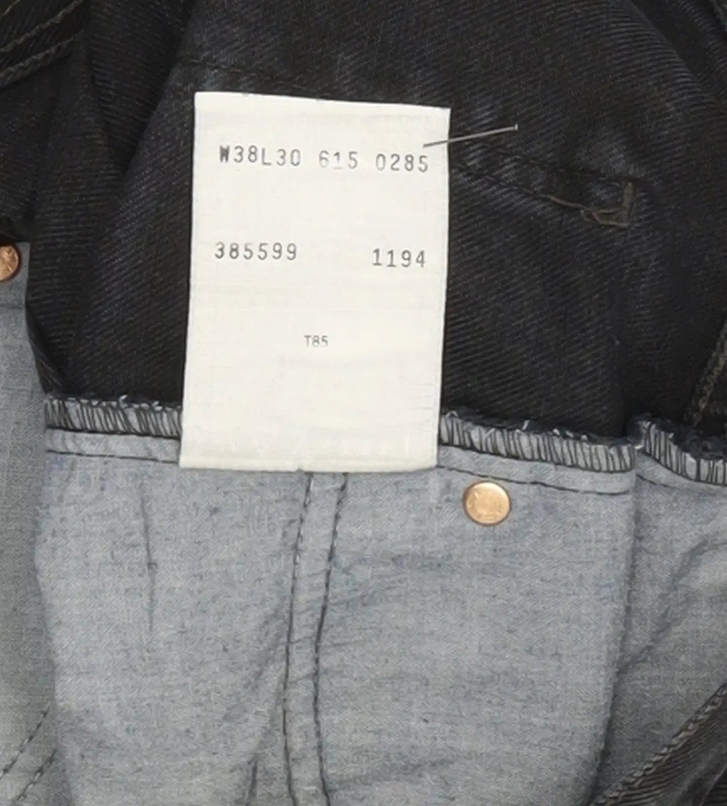 Levi's 615 Men Black Straight Regular Jeans W37 L30