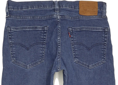 Levi's 502 Men Blue Tapered Regular Stretch Jeans W32 L32