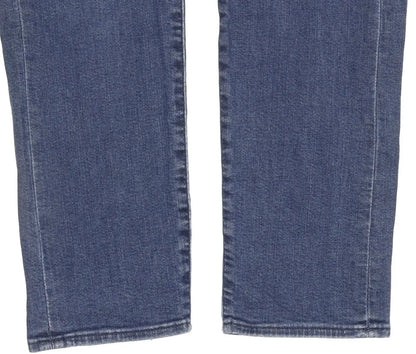 Levi's 502 Men Blue Tapered Regular Stretch Jeans W32 L32