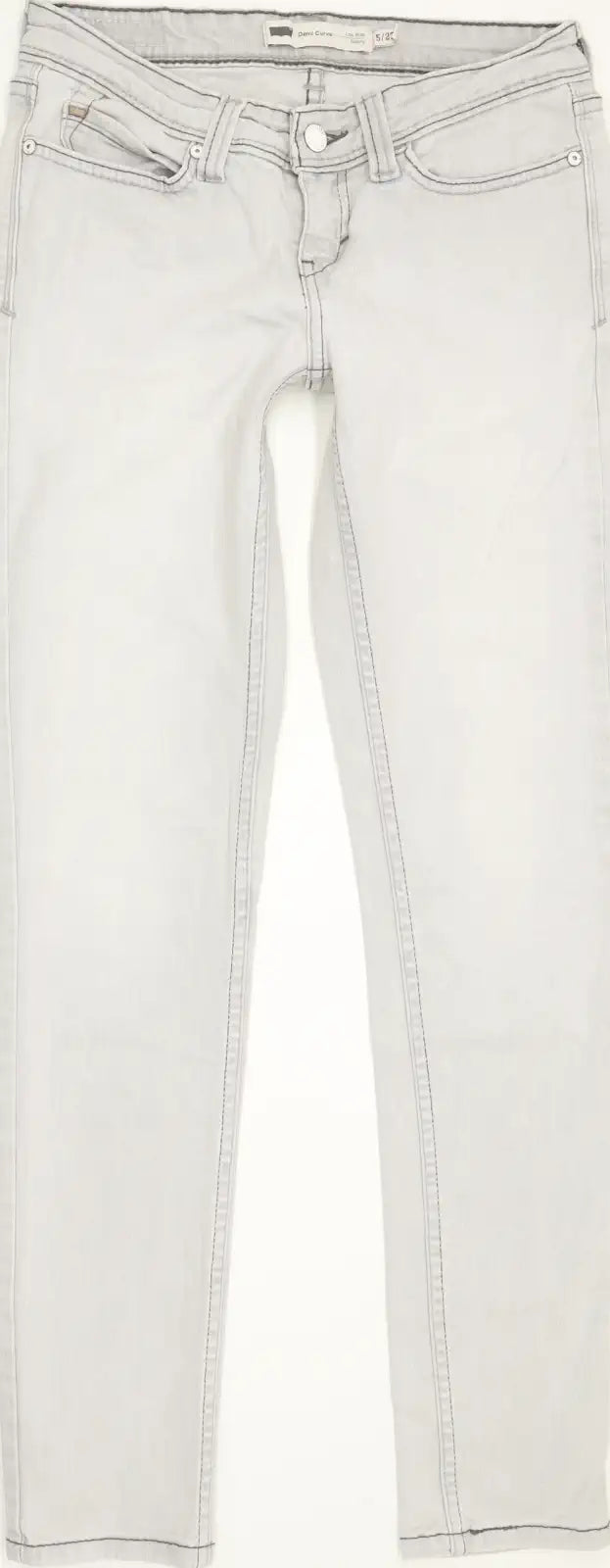Levi's Demi Curve Women Grey Skinny Slim Stretch Jeans W27 L30