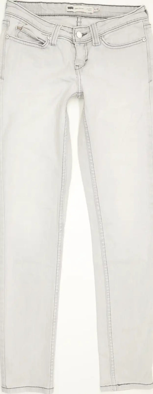 Levi's Demi Curve Women Grey Skinny Slim Stretch Jeans W27 L30