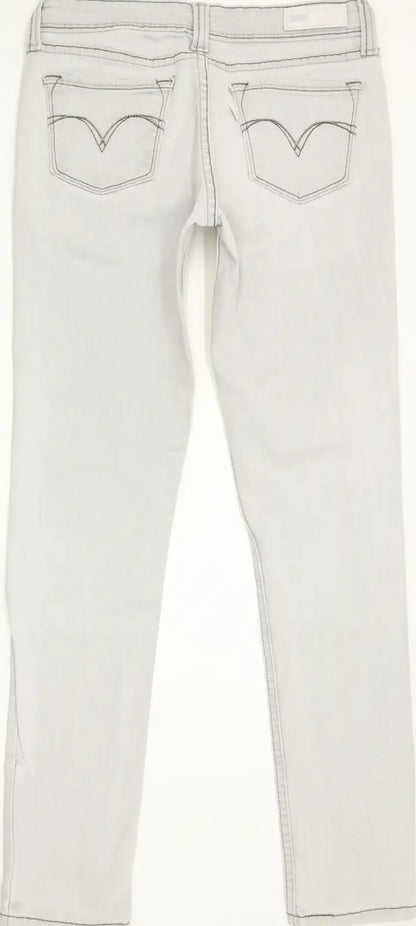 Levi's Demi Curve Women Grey Skinny Slim Stretch Jeans W27 L30