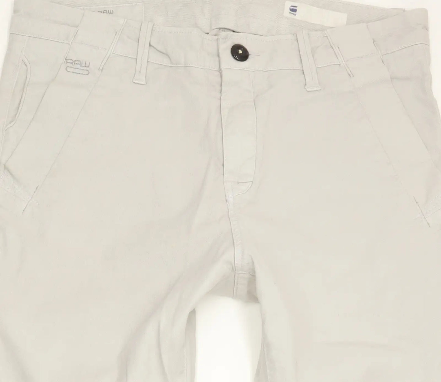 G-Star Bronson Women Grey Tapered Loose Chino Stretch Jeans W25 L32