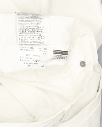Levi's Demmi Curve Women White Straight Classic Stretch Jeans W29 L27