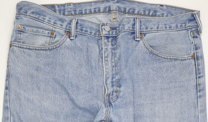Levi's 505 Men Blue Straight Regular Jeans W40 L30