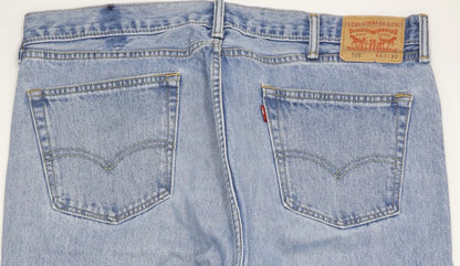 Levi's 505 Men Blue Straight Regular Jeans W40 L30