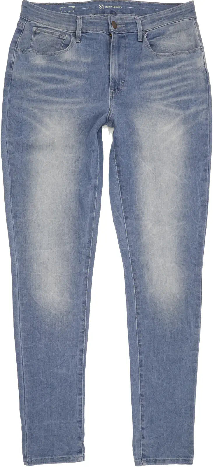 Levi's High Rise Blue Skinny Stretch Jeans High Waisted W31 L32