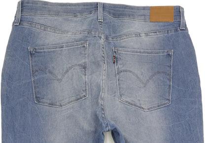 Levi's High Rise Blue Skinny Stretch Jeans High Waisted W31 L32