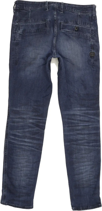 G-Star Bronson Men Blue Straight Slim Stretch Jeans W32 L32