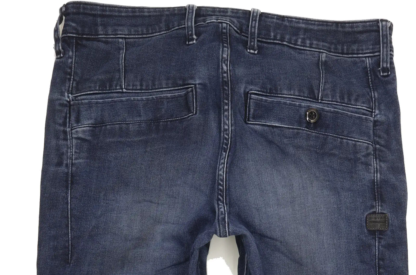 G-Star Bronson Men Blue Straight Slim Stretch Jeans W32 L32