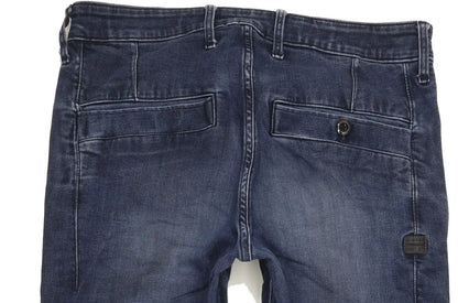 G-Star Bronson Men Blue Straight Slim Stretch Jeans W32 L32