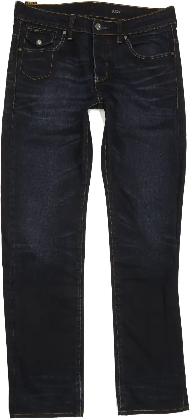 G-Star Morris Men Blue Straight Slim Jeans W32 L34