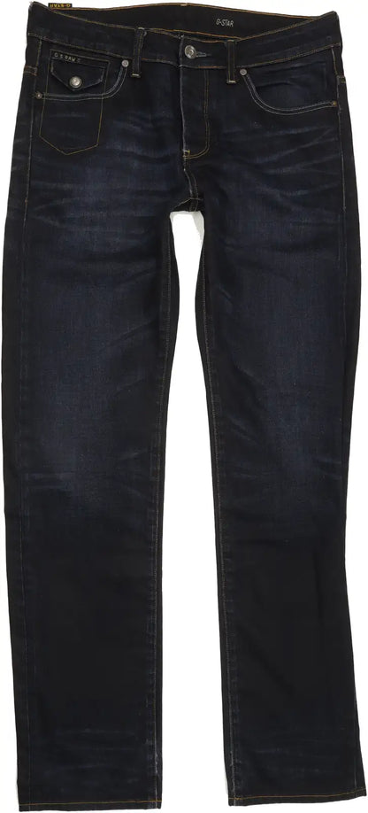 G-Star Morris Men Blue Straight Slim Jeans W32 L34
