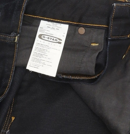 G-Star Morris Men Blue Straight Slim Jeans W32 L34