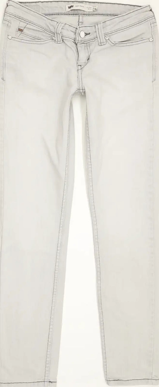 Levi's Demi Curve Women Grey Skinny Slim Stretch Jeans W27 L29