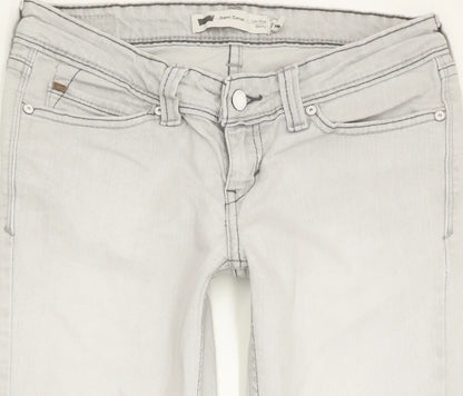 Levi's Demi Curve Women Grey Skinny Slim Stretch Jeans W27 L29