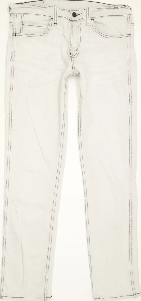 Levi's 511 Men Grey Straight Slim Stretch Jeans W32 L31