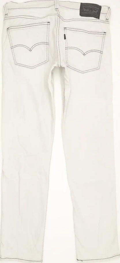 Levi's 511 Men Grey Straight Slim Stretch Jeans W32 L31
