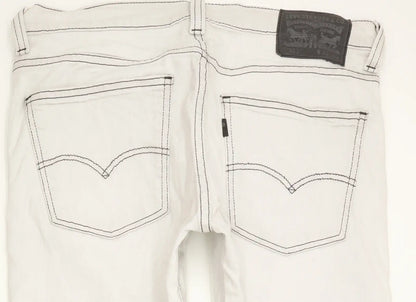 Levi's 511 Men Grey Straight Slim Stretch Jeans W32 L31