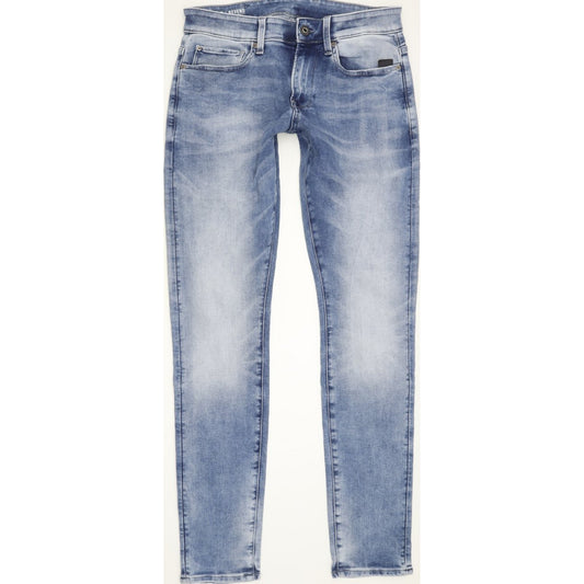 G-Star Revend Men Blue Skinny Slim Stretch Jeans W30 L32