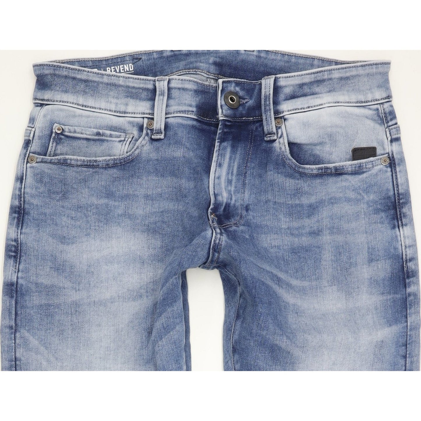G-Star Revend Men Blue Skinny Slim Stretch Jeans W30 L32