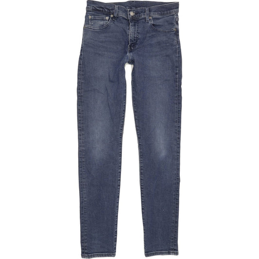 Levi's 512 Men Blue Tapered Slim Stretch Jeans W29 L32