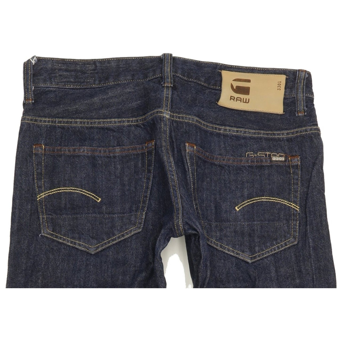 G-Star 3301 Men Blue Tapered Slim Jeans W31 L29