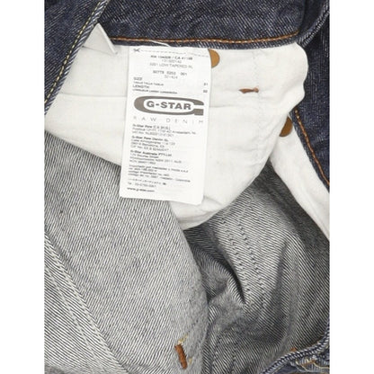 G-Star 3301 Men Blue Tapered Slim Jeans W31 L29