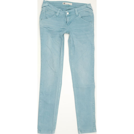 Levi's Demi Curve Women Green Skinny Slim Stretch Jeans W28 L31
