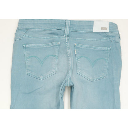 Levi's Demi Curve Women Green Skinny Slim Stretch Jeans W28 L31